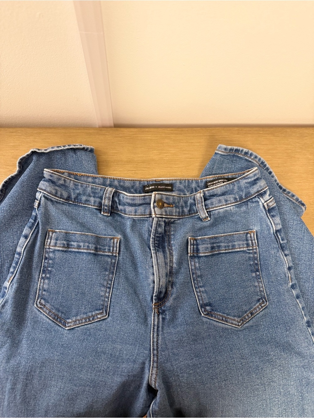 Jillian Harris Joe Fresh High Rise Wide Leg Jeans